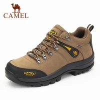 camel new high quality men outdoor hiking shoes leather anti skid breathable climbing trekking hiking sneakers