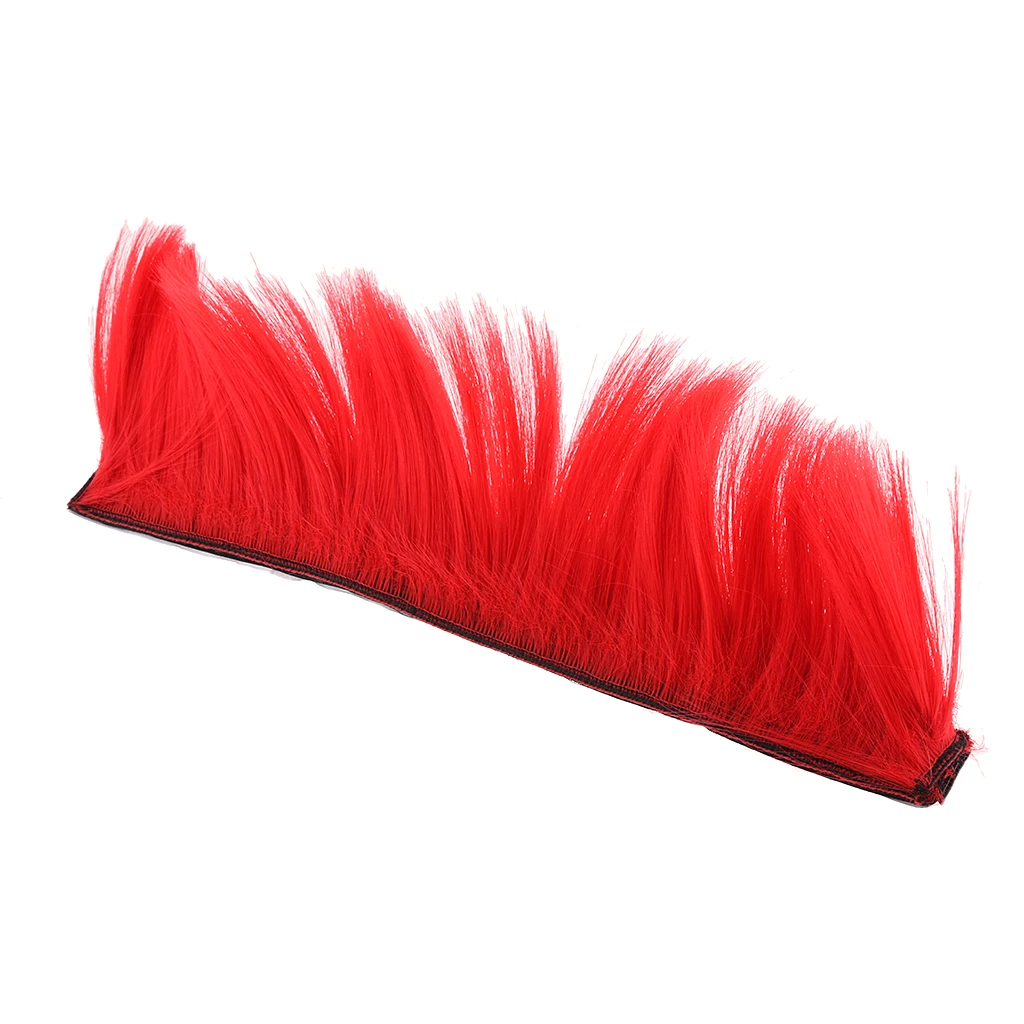 DIY Шлем мохавк волосы панк красочные кокскомб моделирования парик для занятий