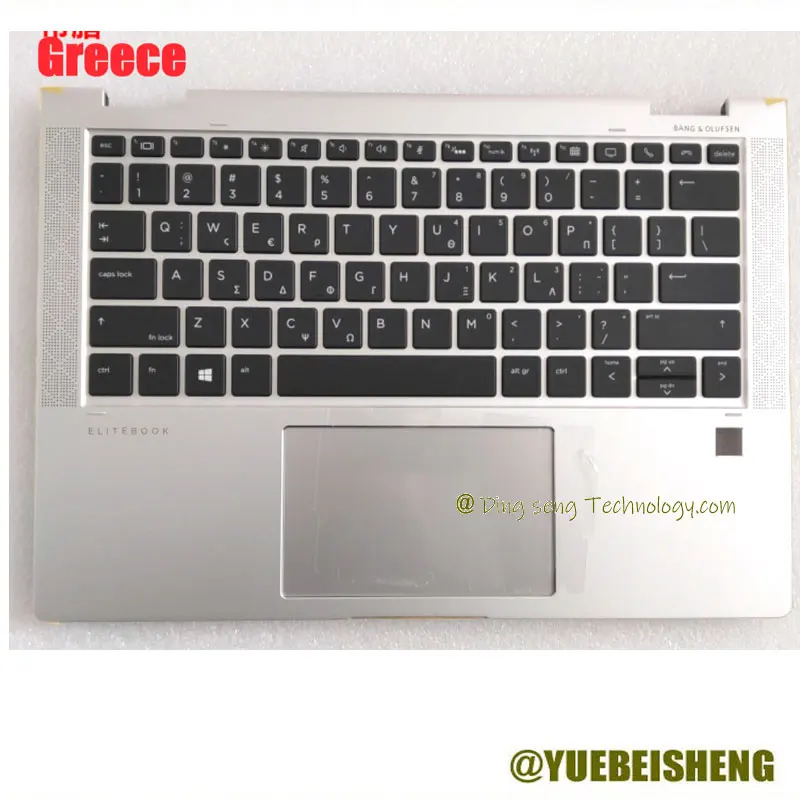 

YUEBEISHENG New/org for HP EliteBook x360 1030 G3 palmrest Greece keyboard upper cover Touchpad