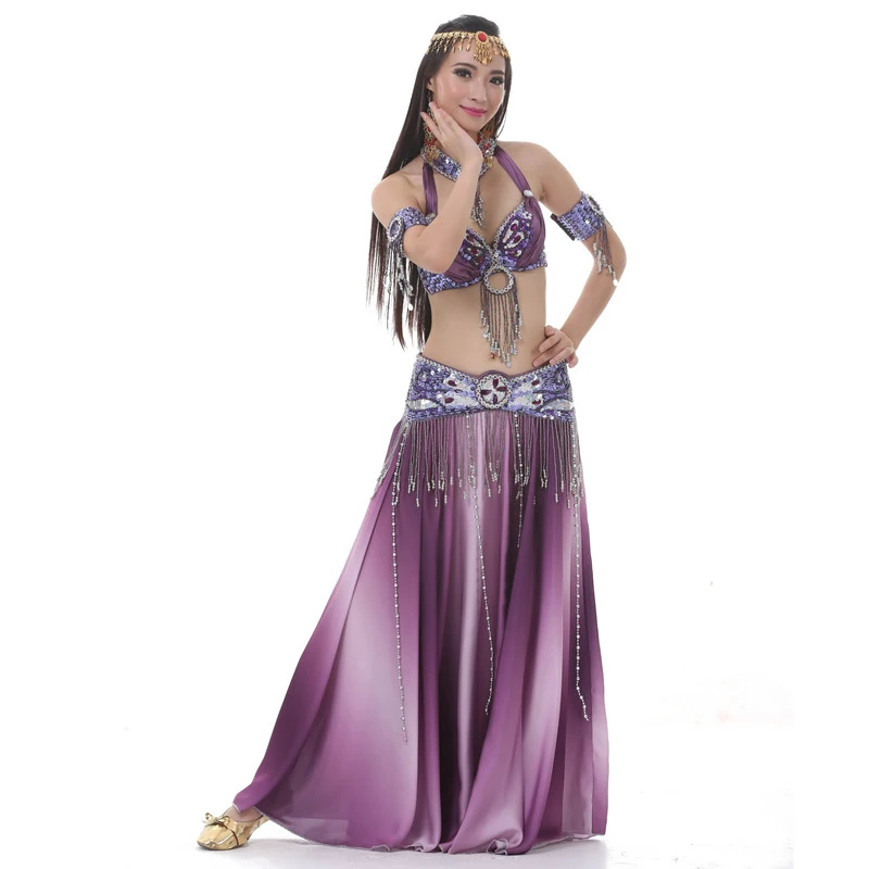 6 шт./компл. костюмы для танца живота Восточные Танцевальные Костюмы для танца живота карнавальные танцевальные костюмы#823