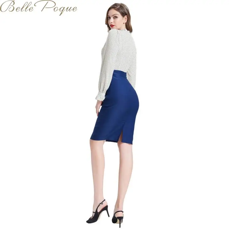 Belle Poque/Повседневная Блузка в горошек с v-образным вырезом и длинными