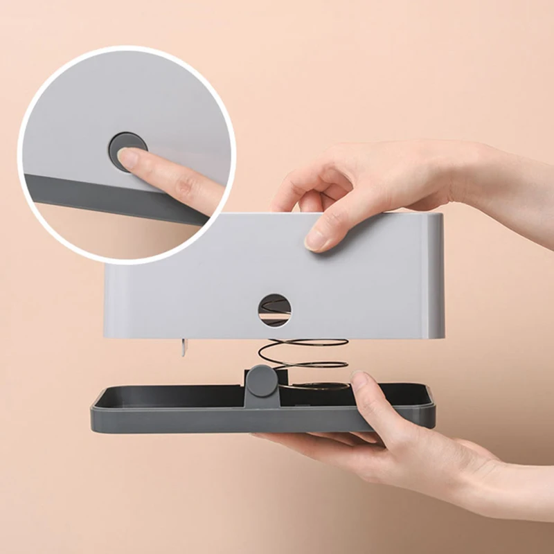 

Simple Multifunctional Tissue Box Desktop Sundries Storage 2 Dual Use Case 22x13.3x9.6cm HG99