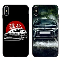 japan brand car m mitsubishis phone case for iphone 12 11 pro max mini xs max 8 7 6 6s plus x 5s se 2020 xr cover