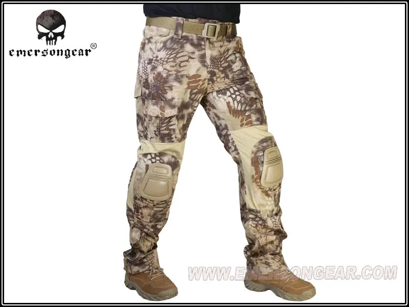 EMERSON Gen2 тактические брюки для страйкбола боевые bdu Брюки с наколенниками Highlander