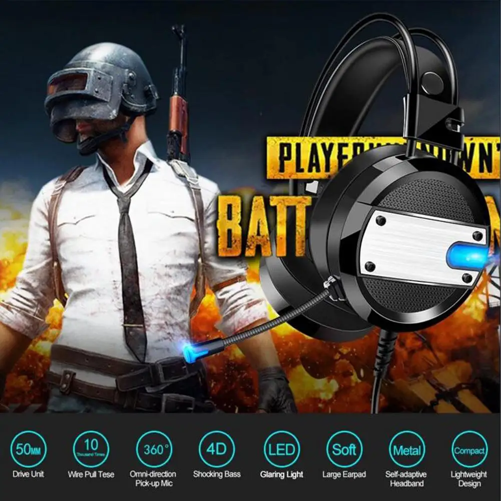 Игровая гарнитура 3 5 мм проводные наушники Шум шумоподавления профессиональные