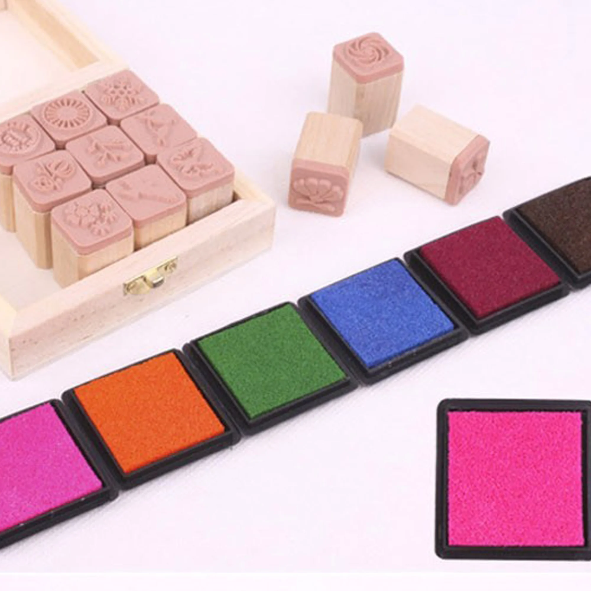 1 шт. цветная Inkpad ручной работы DIY Скрапбукинг прозрачный фотоальбом декоративный