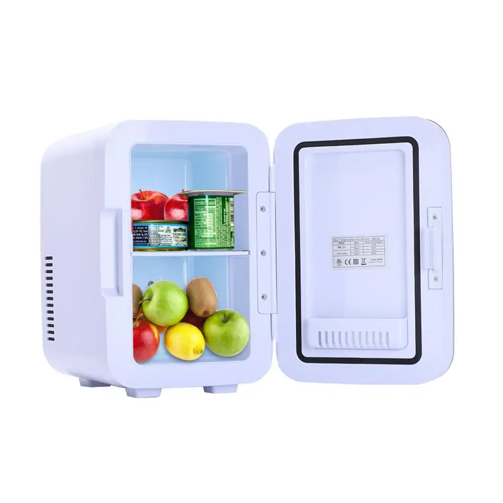

6L Car Refrigerator Freeze Heating Portable Fridge Cooler & Warmer Portable Thermoelectric Electric Fridge For Car Home