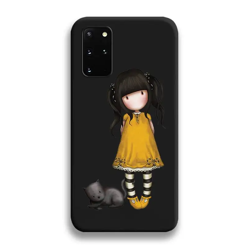 

Cartoon girl Santoroes Gorjuss Phone Cases For Samsung Galaxy S21 Plus Ultra S20 FE M11 S8 S9 plus S10 5G lite 2020