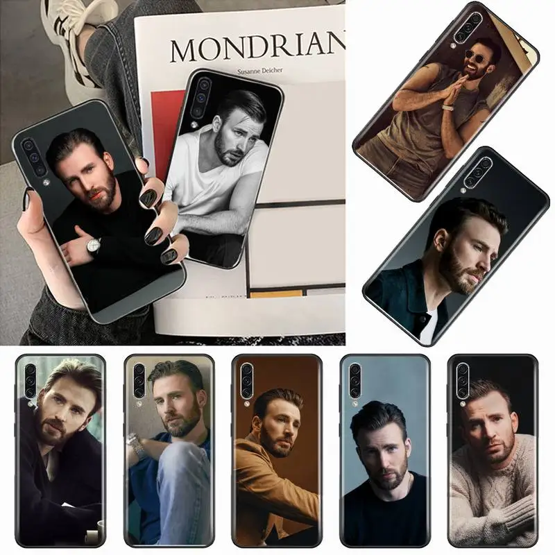 

Chris Evans actor Phone Case For Samsung galaxy A S note 10 12 20 32 40 50 51 52 70 71 72 21 fe s ultra plus