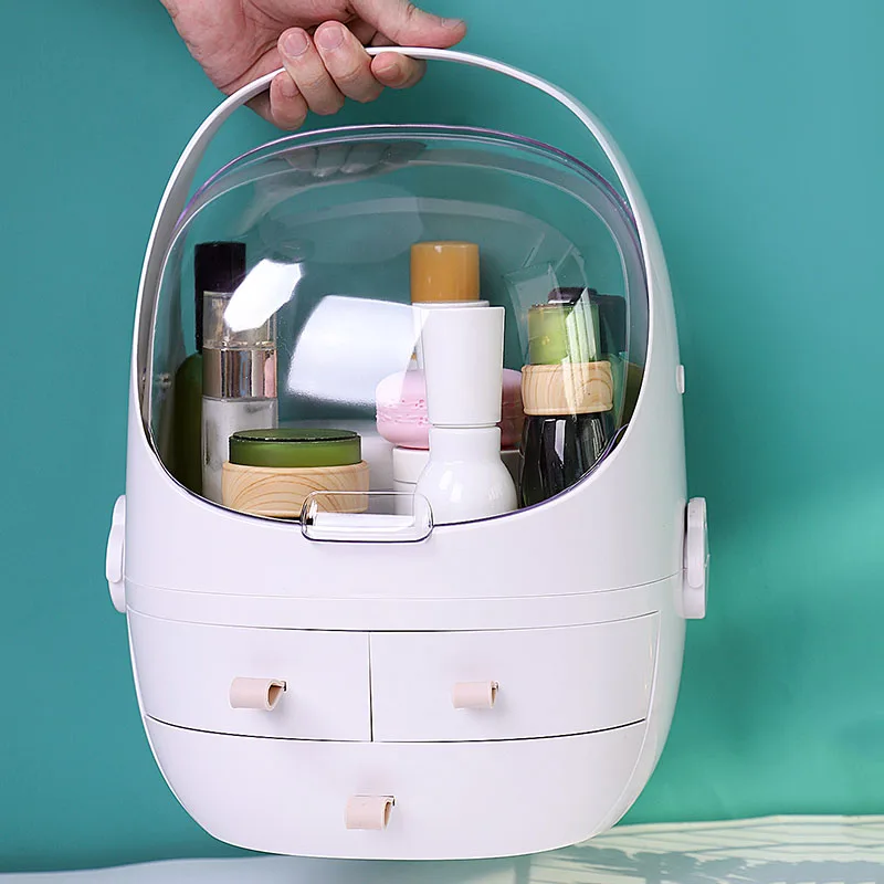 Пластиковый косметический ящик органайзер для макияжа контейнер ювелирных