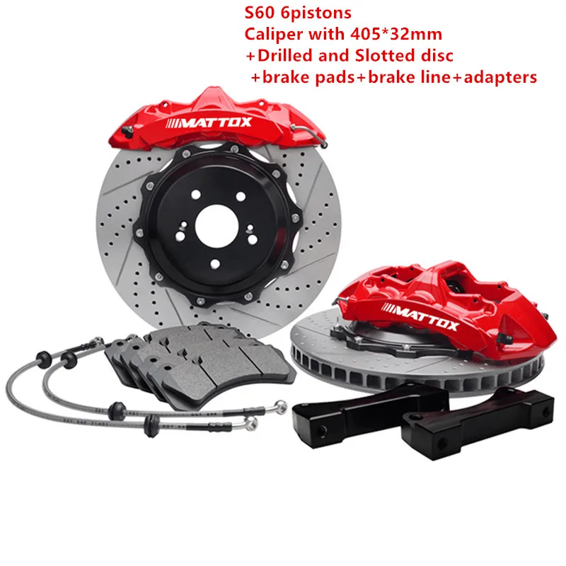 Mattox Racing Performance большой тормозной комплект 405-34 мм диск 6POT Суппорт ротор для BMW F80 M3