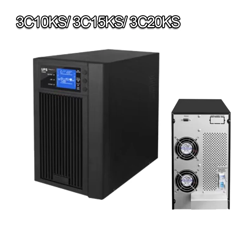 20 кВА/16 кВт онлайн бесперебойный источник питания 3 фазы в 1 фазный выход башни 192VDC