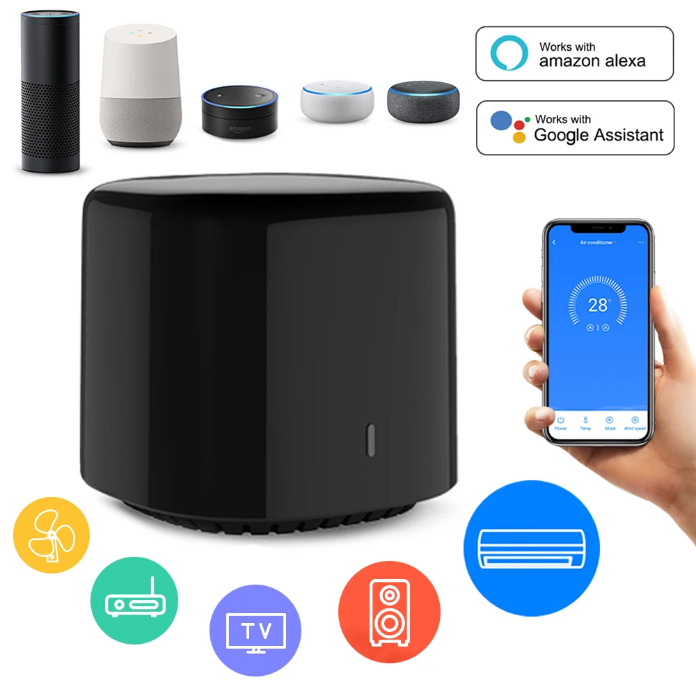 Беспроводной смарт-контроллер дистанционного управления BroadLink RM4 mini Bestcon RM4C IR Wifi