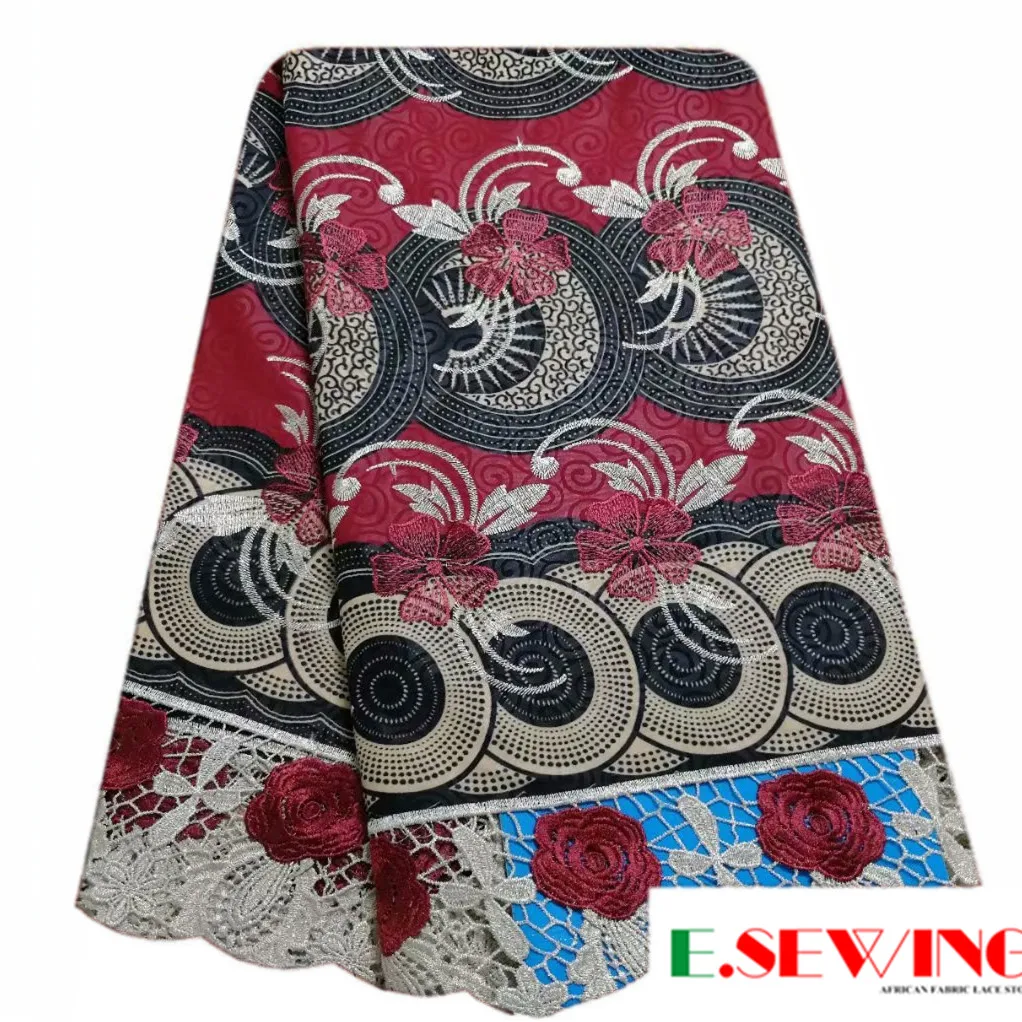 Африканские Восковые печатные ткани настоящий воск принты реальный Нигерия wrappa