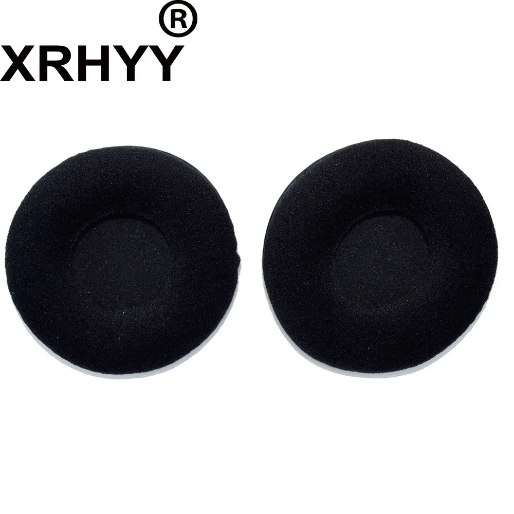 XRHYY 80 мм черные Сменные велюровые Амбушюры подушечки для наушников для Audio-Technica ATH-WS99 WS70 WS77 sony MDR-V55 V500