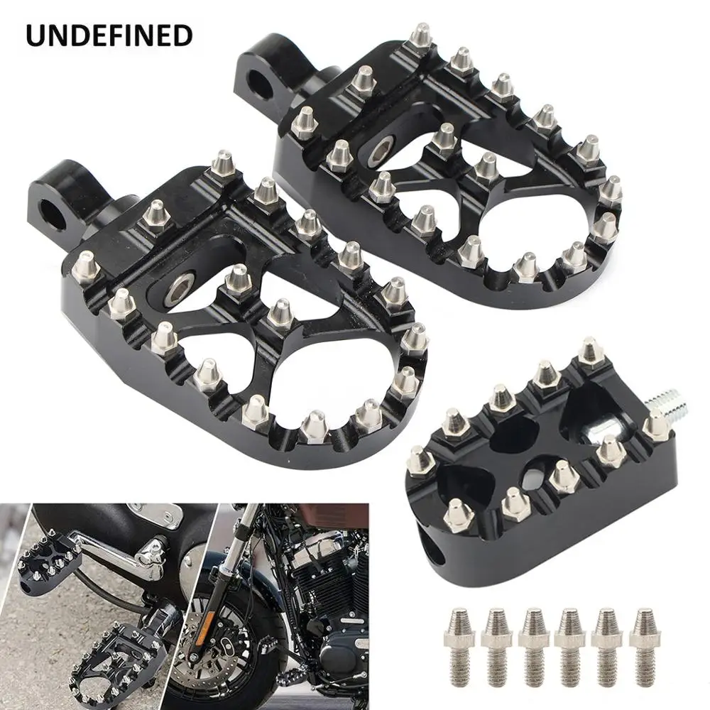 

MX Foot Pegs Motorcycle Gear Shift Brake Pedals Toe Shifter Peg for Harley Dyna Fatboy Sportster 883 Street Bob Bobber Chopper