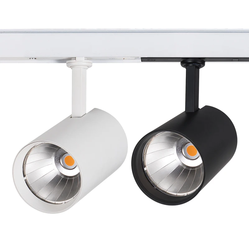

30W COB LED Track Rail Light Spotlight Adjustable 360 Degree for Mall Exhibition Office Clothing Shop Living Room