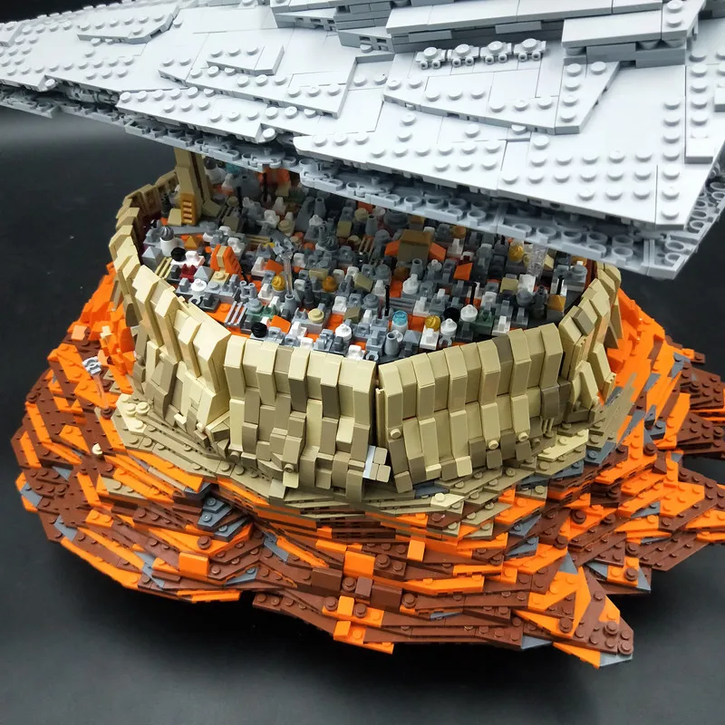 Новинка Империя над джедха город Круизный корабль войны MOC 18916 совместимый