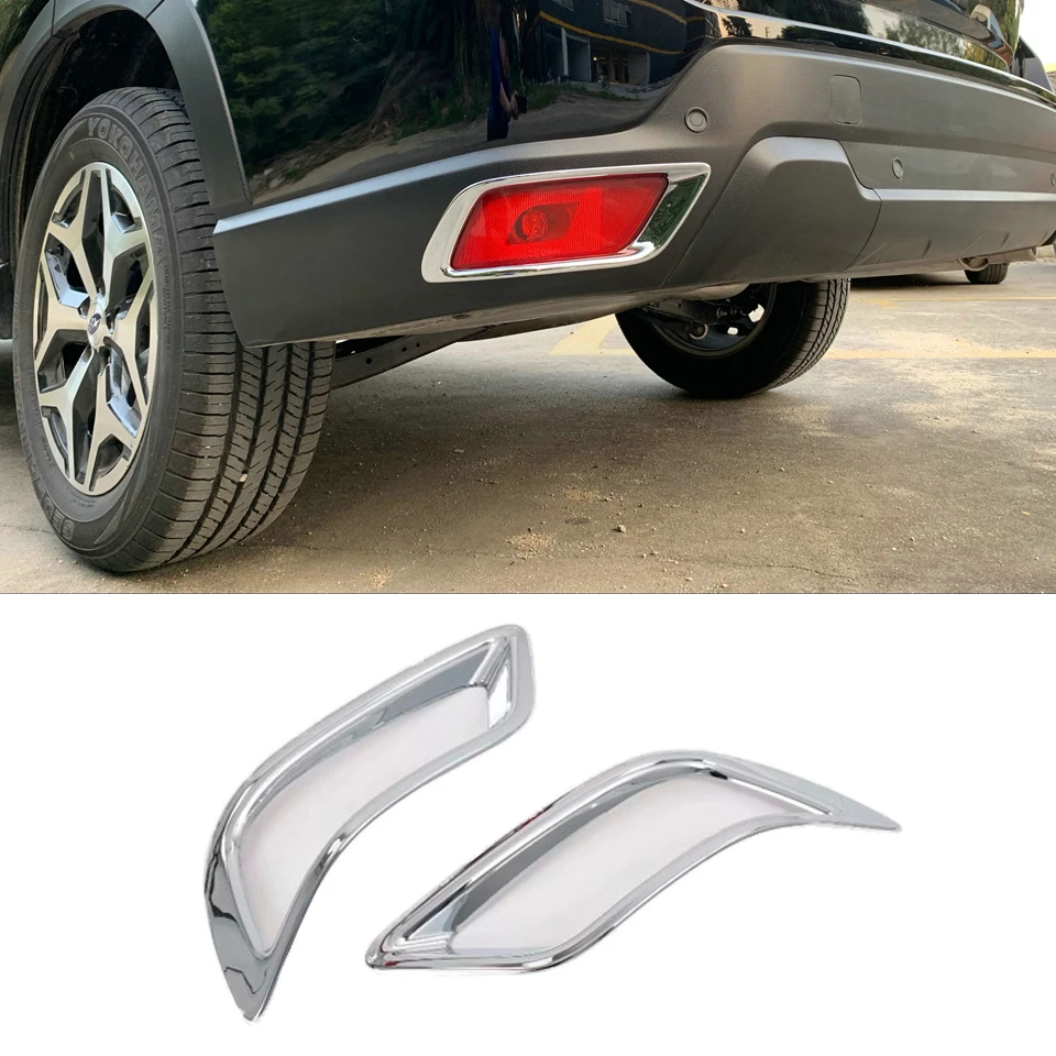 Автомобильный Accrssories ABS хром внешний задний противотуманный фонарь лампа крышка