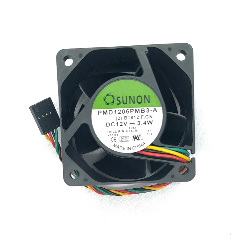 

Для Охлаждения SUNON PMD1206PMB3-A 6038 3,4 Вт 60*60*38 мм 6 см 4-проводной сервера PWM шасси вентилятор охлаждения