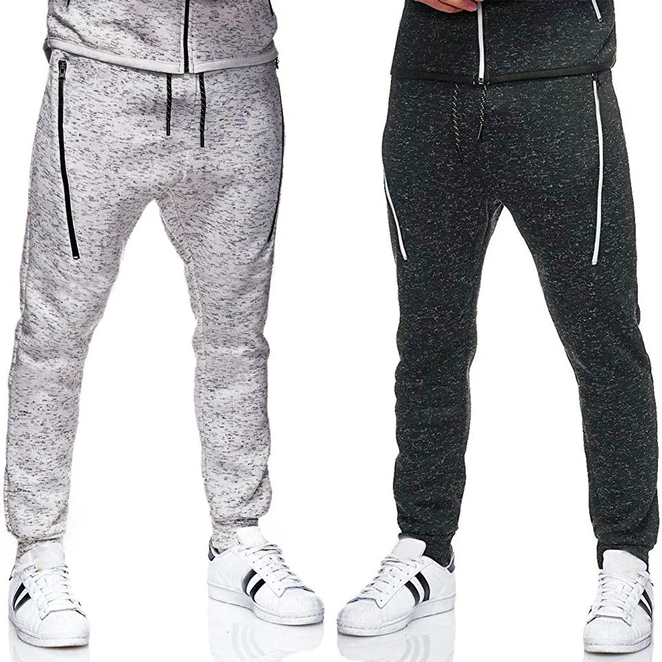 Брюки мужские Спортивные На молнии брендовые модные повседневные спортивные
