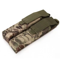 tactical double magazine p90 double mag pouch holder molle aeg hunting airsoft military od
