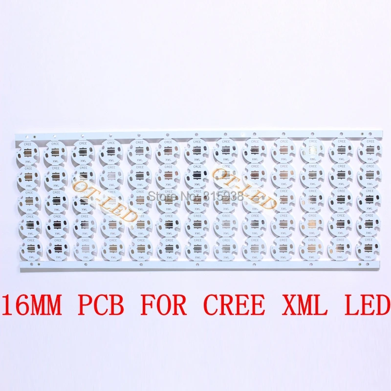 Бесплатная доставка! 16 мм CREE XML/XML2 T6 U2 LED PCB/алюминиевая Базовая пластина/печатная