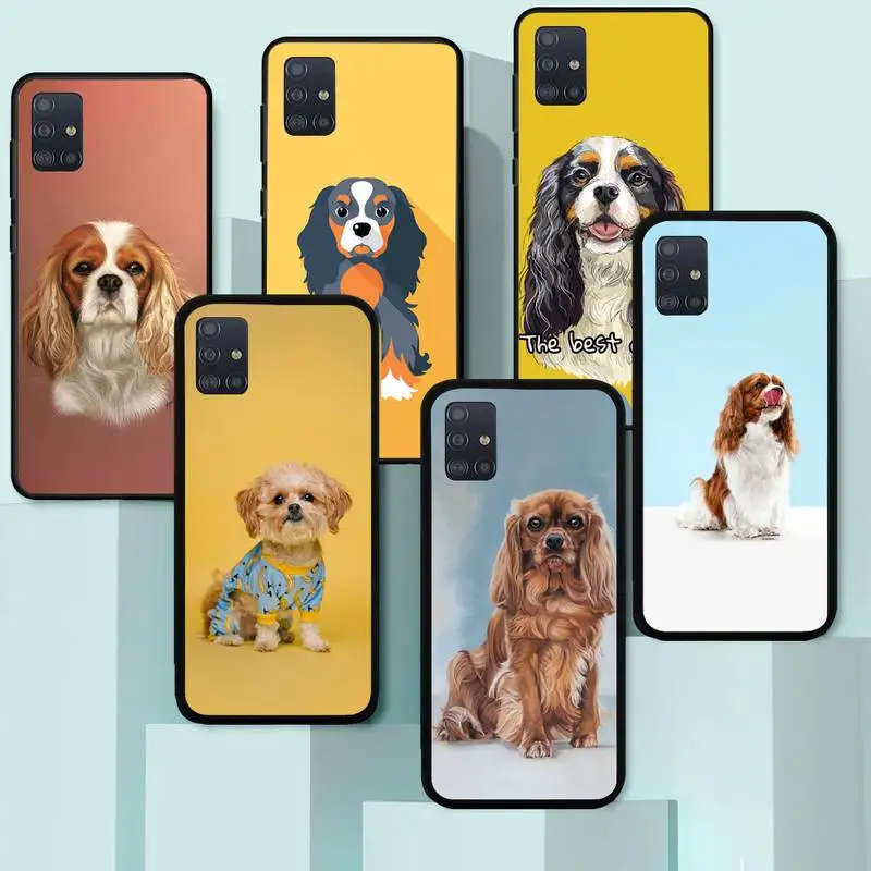 

Max Cavalier King Charles Spaniel Dog Phone Case TPU For Samsung S6 S7 S8 S9 S10 plus S20 S21 S30ultrs Fundas Cover