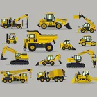 Реалистичные Значки для автомобилей, термотрансферные наклейки на одежду для мальчиков