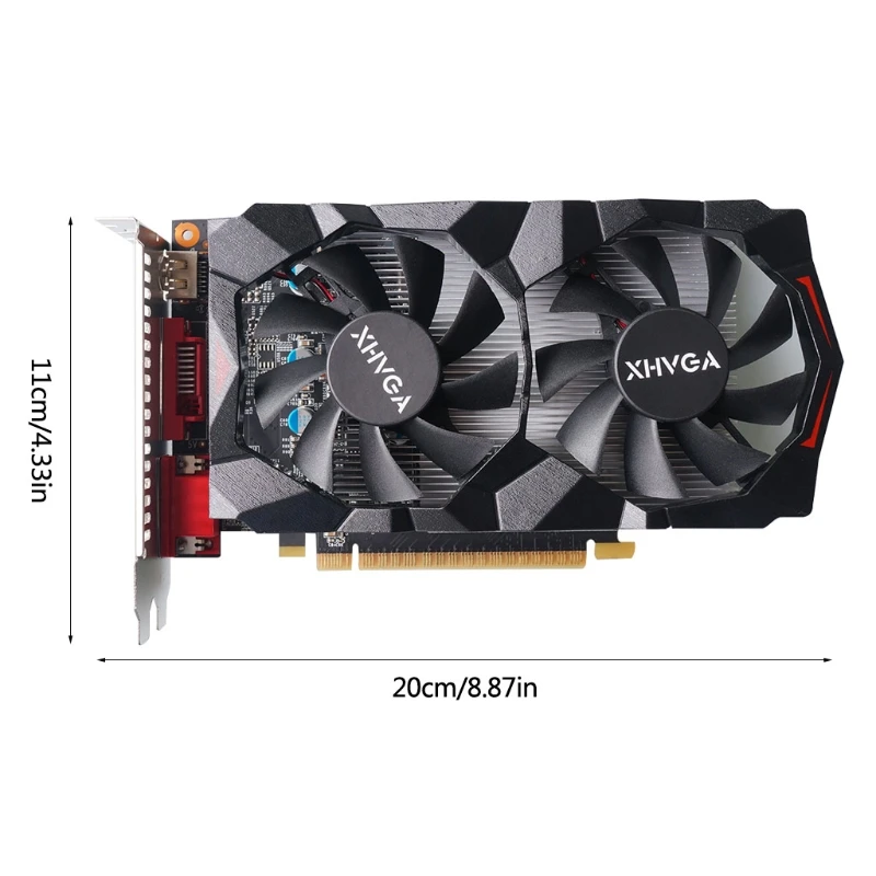 

Computer Graphic Card GTX 750Ti 2GB GDDR5 128-Bit PCIE 3.0 HDMI-Compatible DVI-D Interface W/ Twin Cooling Fan