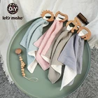 Набор детских прорезывателей со слюнявчиком, 2 шт.компл., буковая деревянная цепочка для Соска с бусами