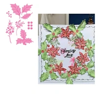 2021 new holly metal cutting dies for diy scrapbooking crafts dies cut stencils maker photo album template handmade decoration