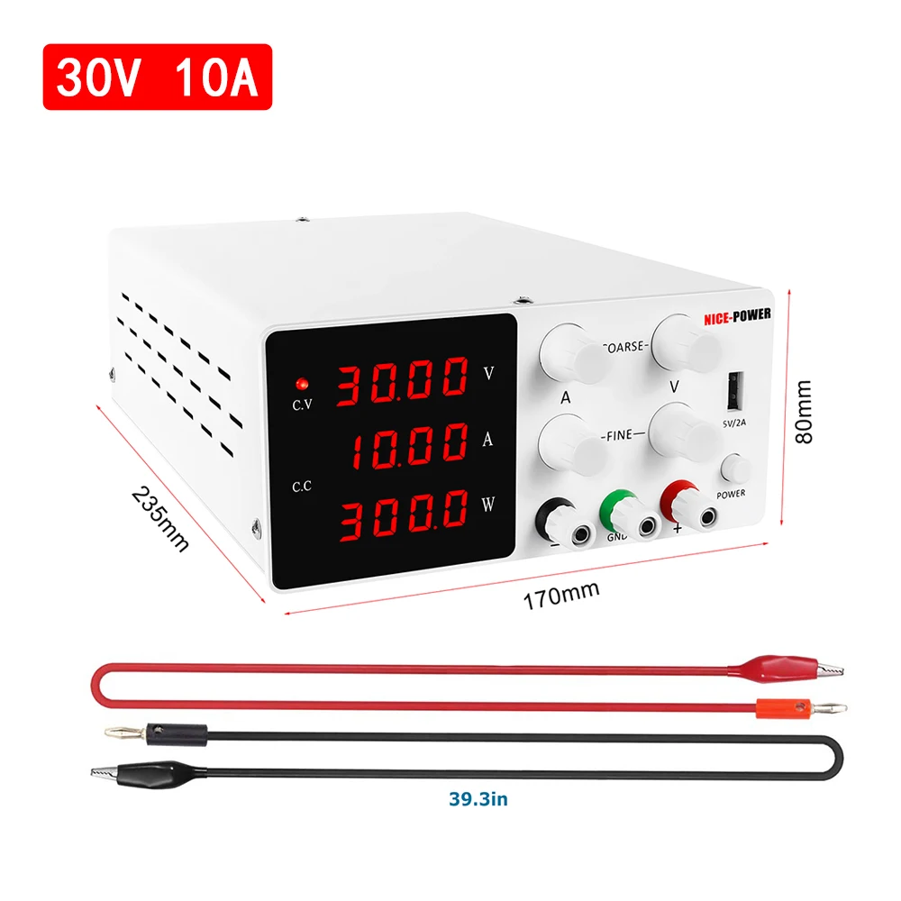 Регулируемый лабораторный источник питания постоянного тока 120 В 60 в 30 6 А 10 3