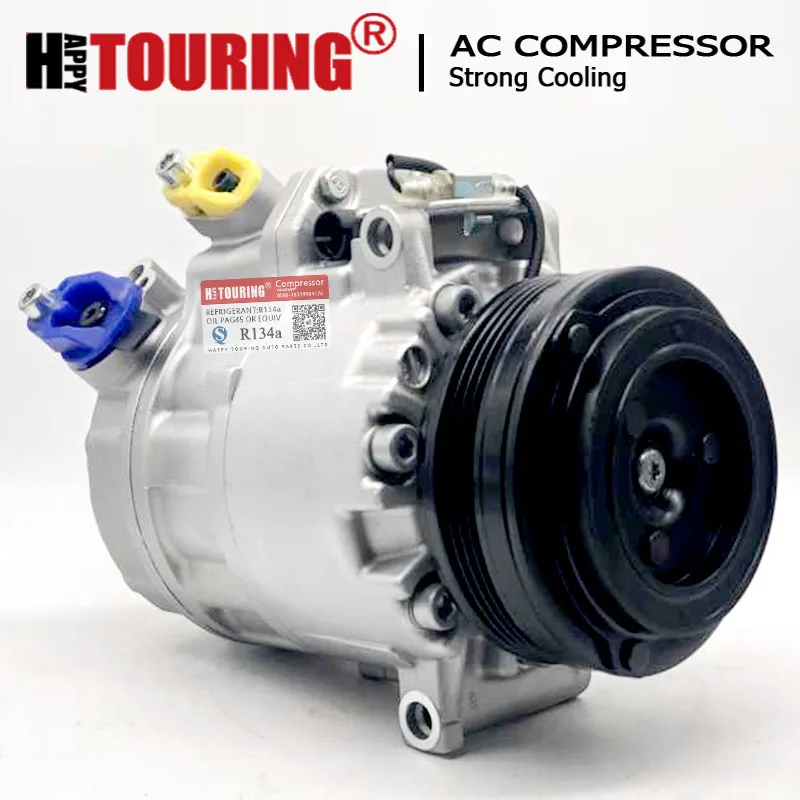 Компрессор переменного тока CSV717 для BMW X5 4.4L 4.8L 2003-2006 гг. 64526917864 691786403 64529158039 CO 11156C 4PK