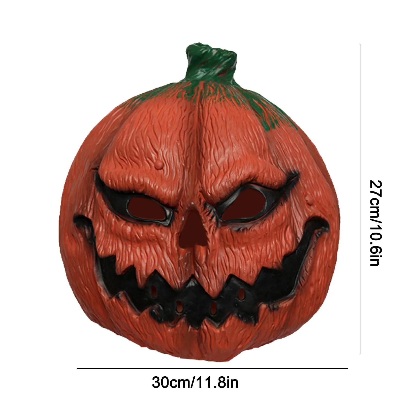 

Halloween Pumpkin Head Mask Halloween Mask Terror Scary Cosplay Costume Average Size Latex Mask For For Adults Costume Supplies