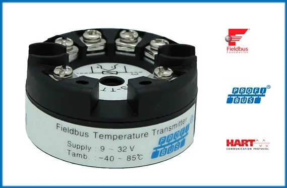 Одноканальный температурный передатчик PROFIBUS PA Hart FF протокол|Приборы для