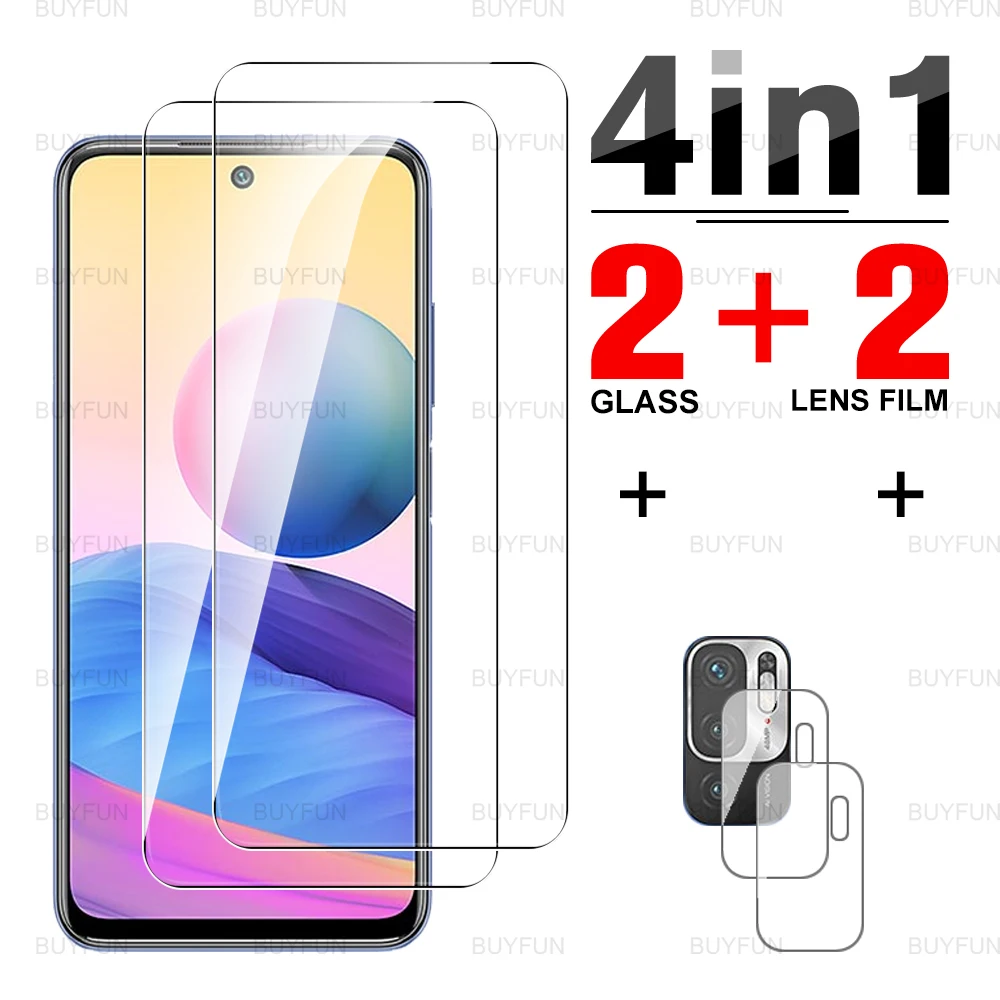 Защитная пленка для экрана Xaiomi Redmi Note 10 закаленное стекло с полным покрытием на 5G