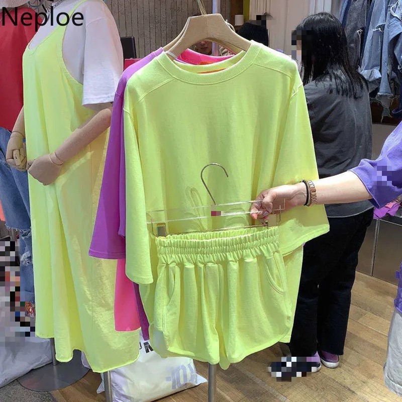 Женский костюм Nepleo из двух предметов юбка с круглым вырезом и эластичные Широкие