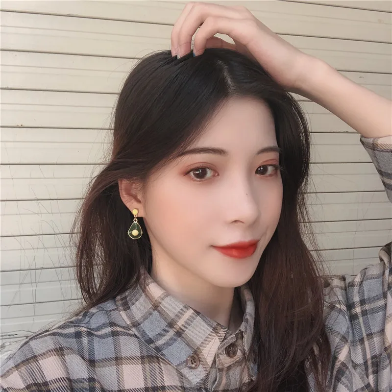 Ruanme модные серьги гвоздики для женщин Геометрическая простота и чистый свежий