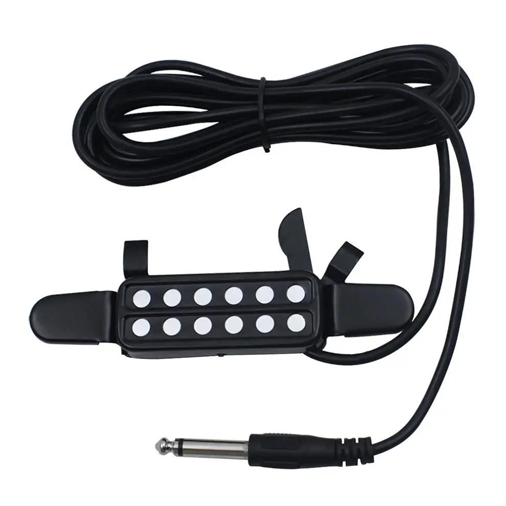 12 отверстий для звукового отверстия гитары металлический усилитель