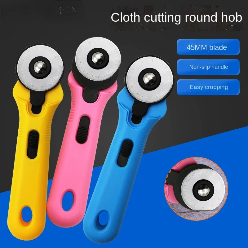 

Инструменты, кожаные инструменты, новый роликовый нож 45 мм, искусственный инструмент, цветной лоскутный круглый нож, бумажный нож