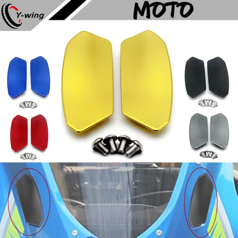 

Motorcycle For SUZUKI GSXR 1000 GSXR1000R gsxr1000 2017-2020 NEW Rear View Mirror Hole Cover Windscreen Driven Mirror Hole Block