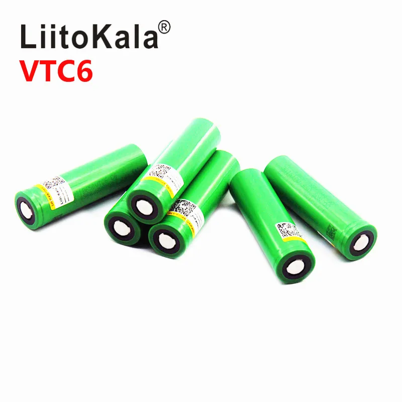 Литий-ионный аккумулятор Liitokala VTC6 3 7 в 3000 мАч 18650 30 А | Электроника