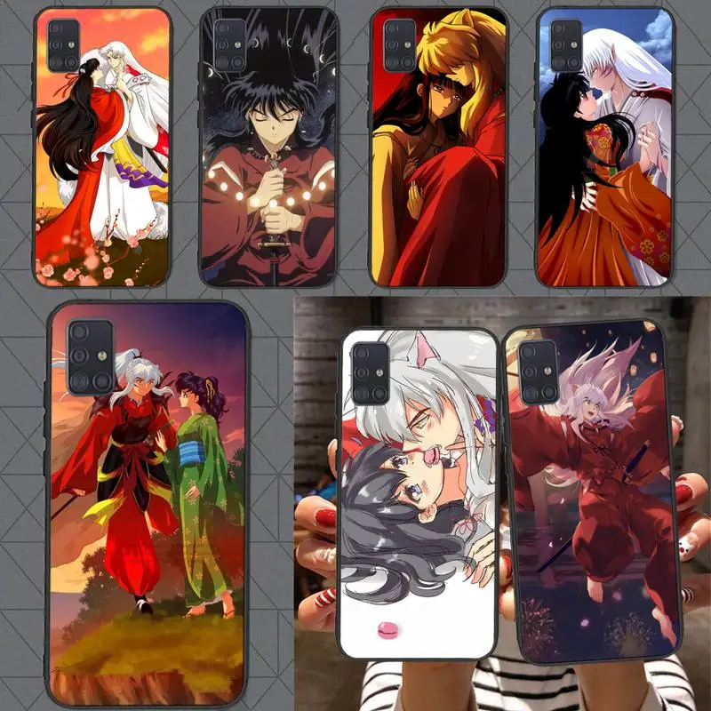 

inuyasha and kagome kiss Phone Case for redmi note10 9 8 pro 6A 4X 7 7A 8A smart 5Plus 4 5 7 8T cover coque