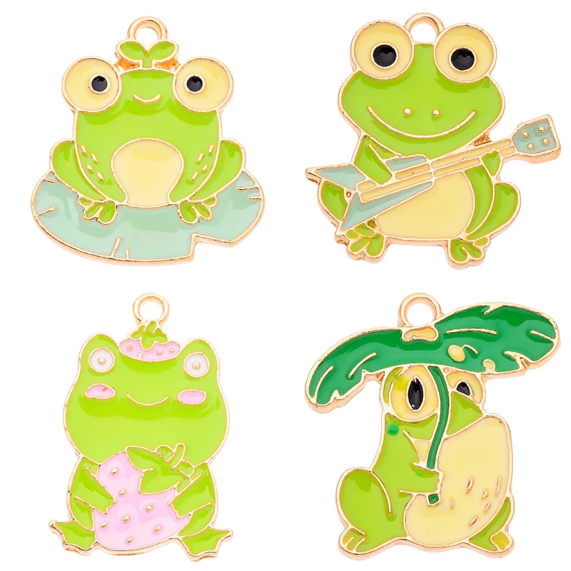 10 шт. подвески в виде лягушек |