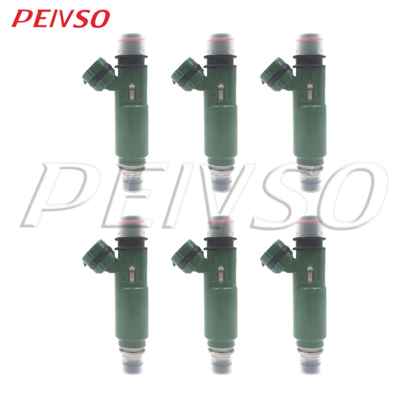 

6x 23250-66010 23209-66010 fuel injector for TOYOTA ASIA LAND CRUISER LC100 4.5L 1FZ 1998~2005