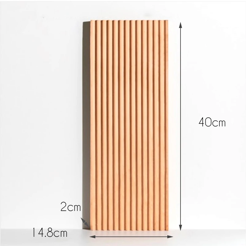 

Nordic style Beech Wooden Chopping Block Bread Dessert Tray Non-slip Cutting Board Storage Organizer Kitchen Tool For Cakes