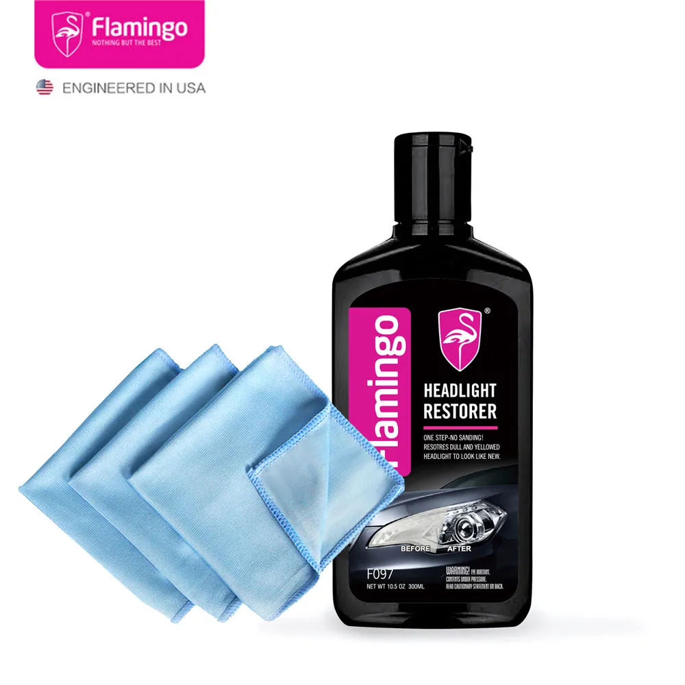bottle plus towels 300 мл автомобильный головной светильник, реставратор, налобный фонарь, полированный светильник, лампа для очистки, линза, Осветляющий головной светильник, набор для восстановления автомобиля 10,5 унций - Цвет: bottle plus towels