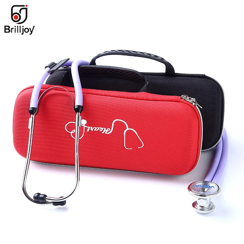 Brilljoy Portable Stethoscope Storage Box Medical Kit Organizer Carry Case Travel audio record Pen Bag for Nurse pregnant women