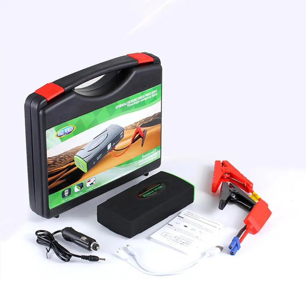 Двойной USB три фонаря стартер скачка автомобиля с молотком Безопасности